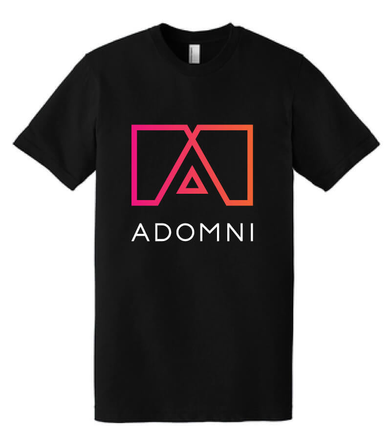 Black Adomni Logo T-Shirt